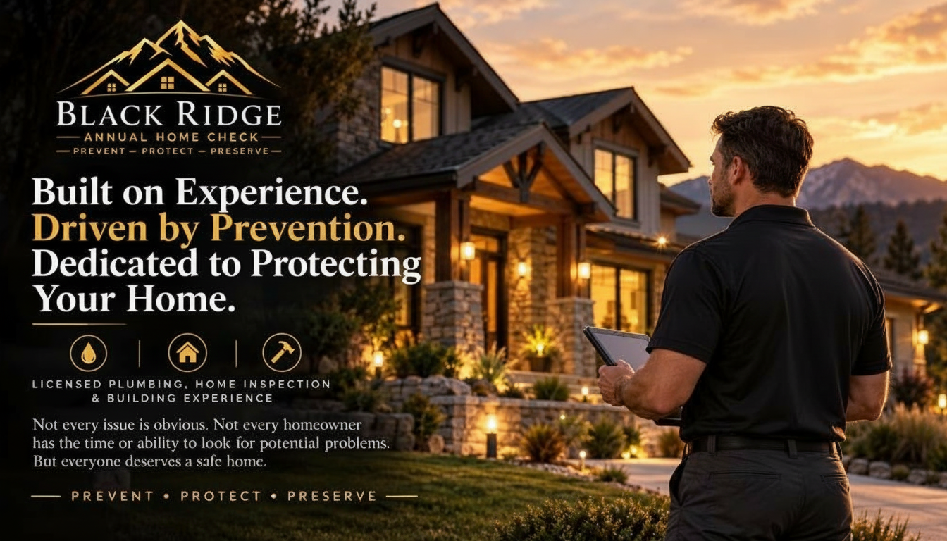 Professional home inspector examining property